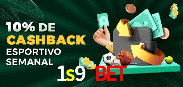 10% de bônus de cashback na 1s9 bet